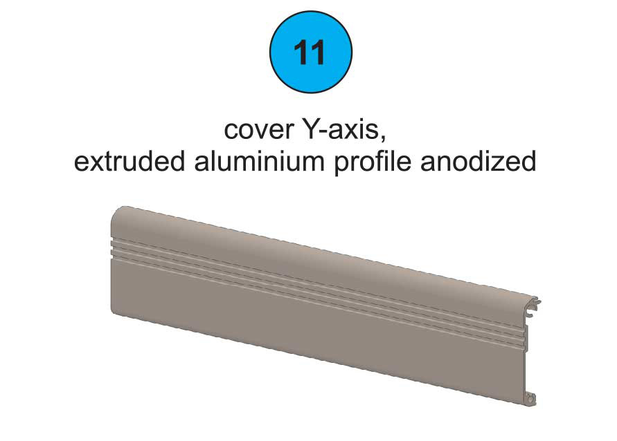 Cover Y-Axis 300 - Part #11 In Manual