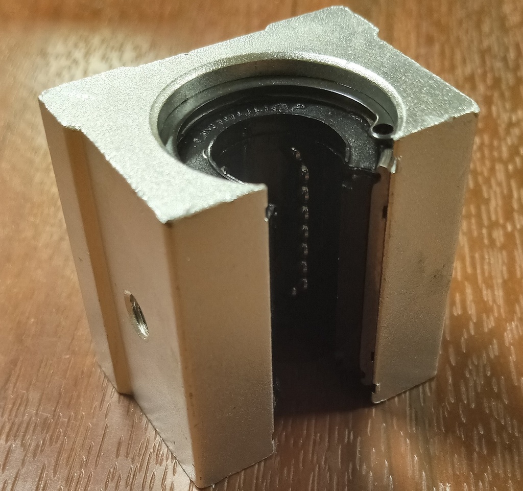 Bearing Block, Sliding Tool Rack