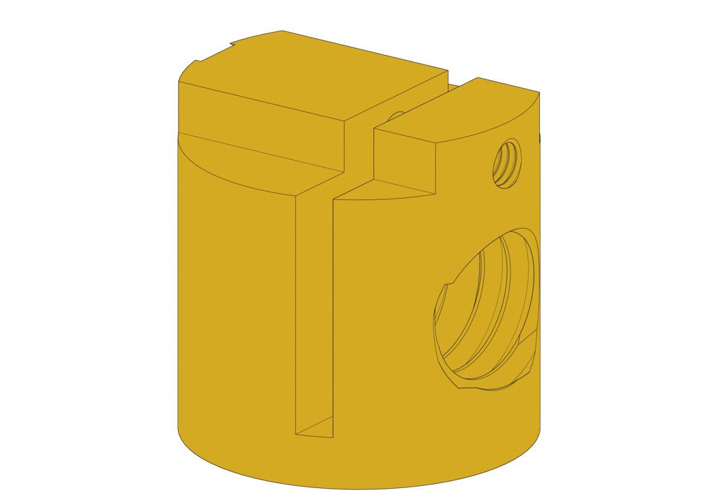 Lead Screw Nut DS 10x3 D3