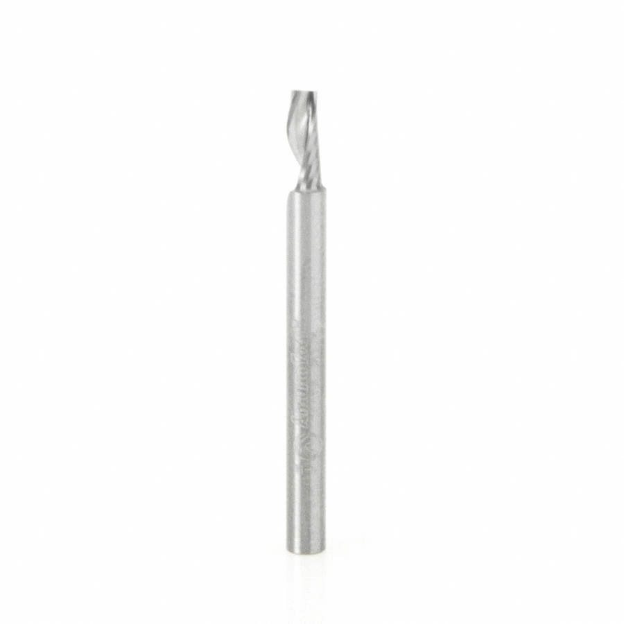 Amana Tool 51406 Solid Carbide CNC Spiral 'O' Flute, Aluminum Cutting 1/8 Dia x 5/16 x 1/8 Shank Up-Cut