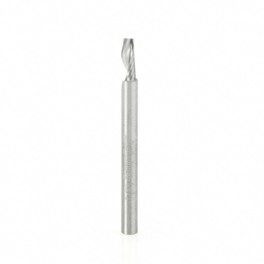 Amana Tool 51406 Solid Carbide CNC Spiral 'O' Flute, Aluminum Cutting 1/8 Dia x 5/16 x 1/8 Shank Up-Cut