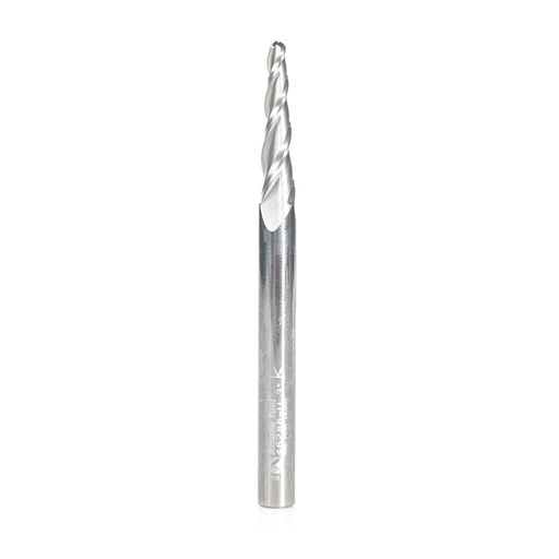 [46286] Amana Tool 46286 CNC 2D and 3D Carving 3.6 Deg Tapered Angle Ball Tip 1/8 Dia