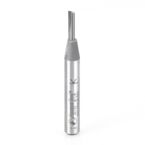 [45100] Amana Tool 45100 Carbide Tipped Straight Plunge Single Flute High Production 1/8 Dia x 7/16 x 1/4 Inch Shank