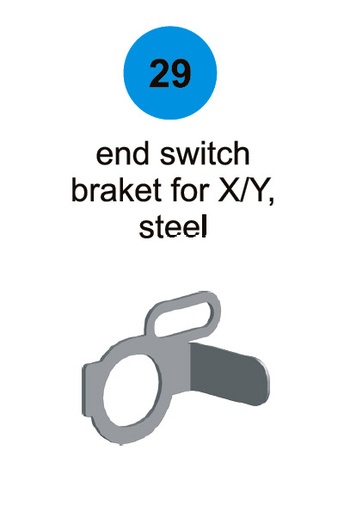 [80053] End Switch Bracket for X/Z - Part #29 In Manual